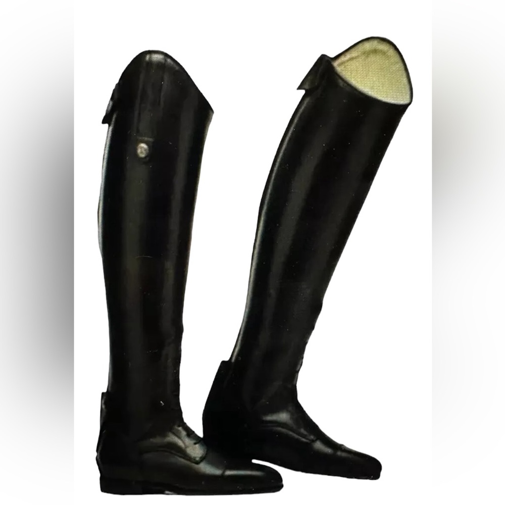 Rectiligne Andover Equestrian Jump Black Tall Riding Boot Made in France Sz 9
